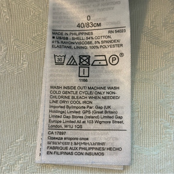 Banana Republic Lightweight Plaid Skirt, Size 0 - Picture 8 of 11